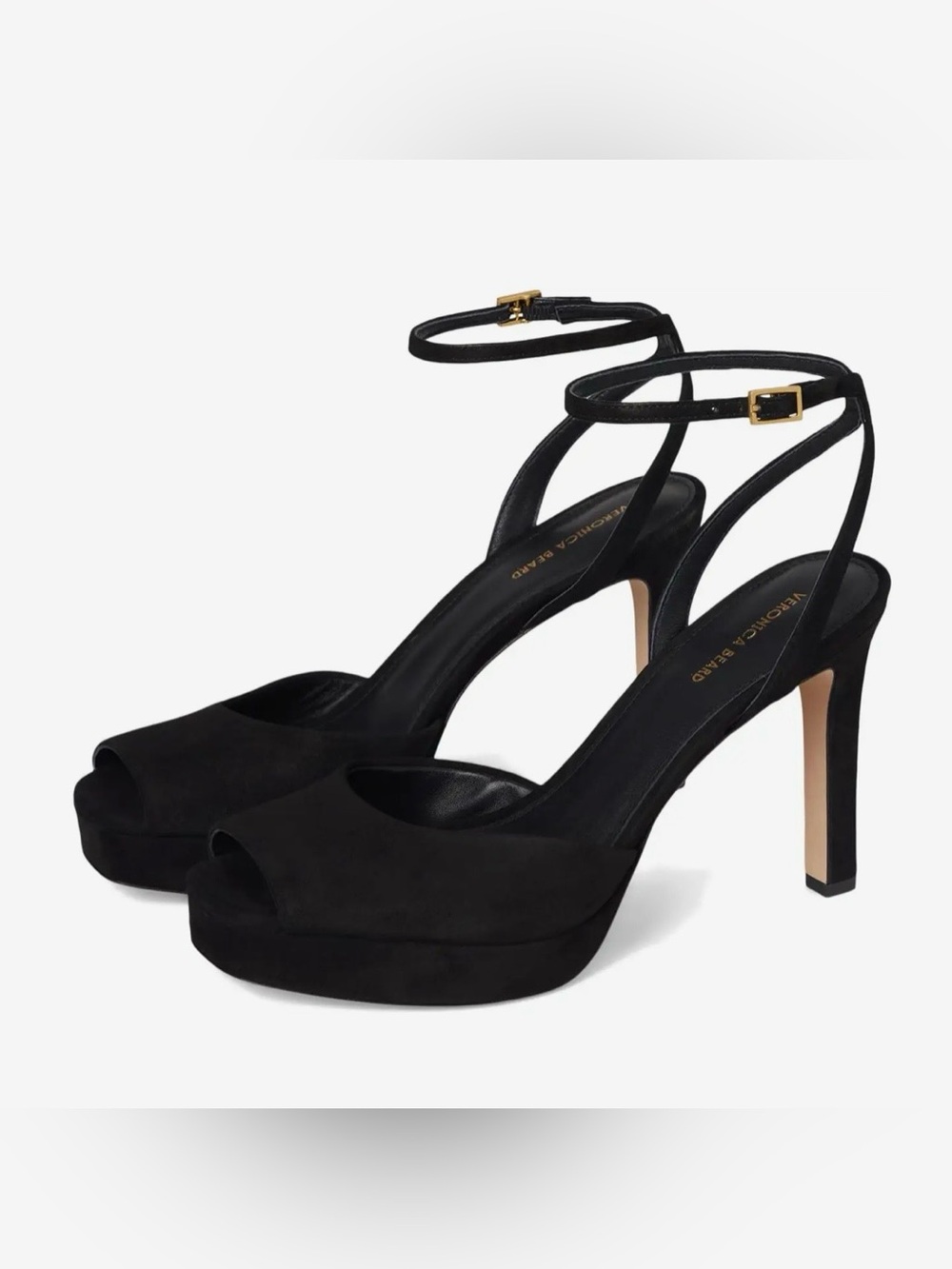 New Veronica Beard Brianne Ankle Strap Platform Sandals size 9